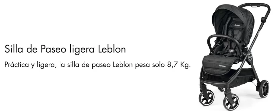 silla de paseo leblon burigotto