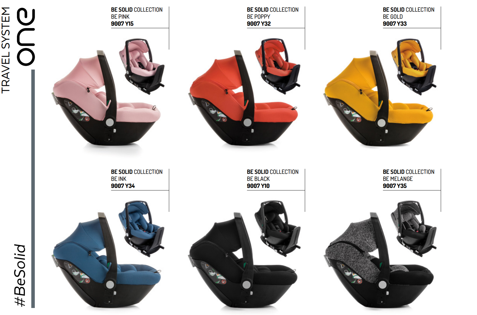 PORTABEBES ONE BE COOL TRAVEL SYSTEM COLORES