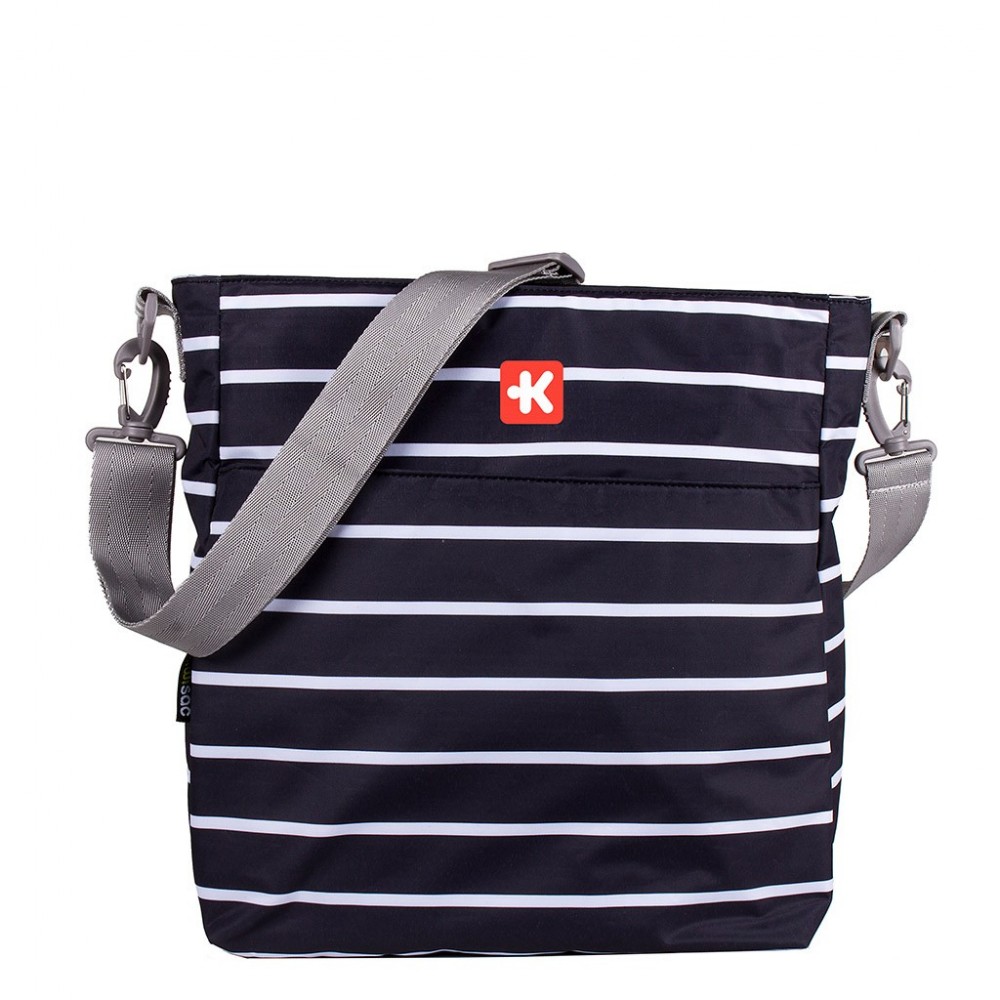BOLSO SILLA PASEO TRIP RAYAS NEGRO KIWISAC