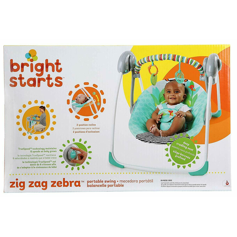 Decoración servidor es inutil COLUMPIO ZIG ZAG ZEBRA BRIGHT STARS - Bebés Victoria