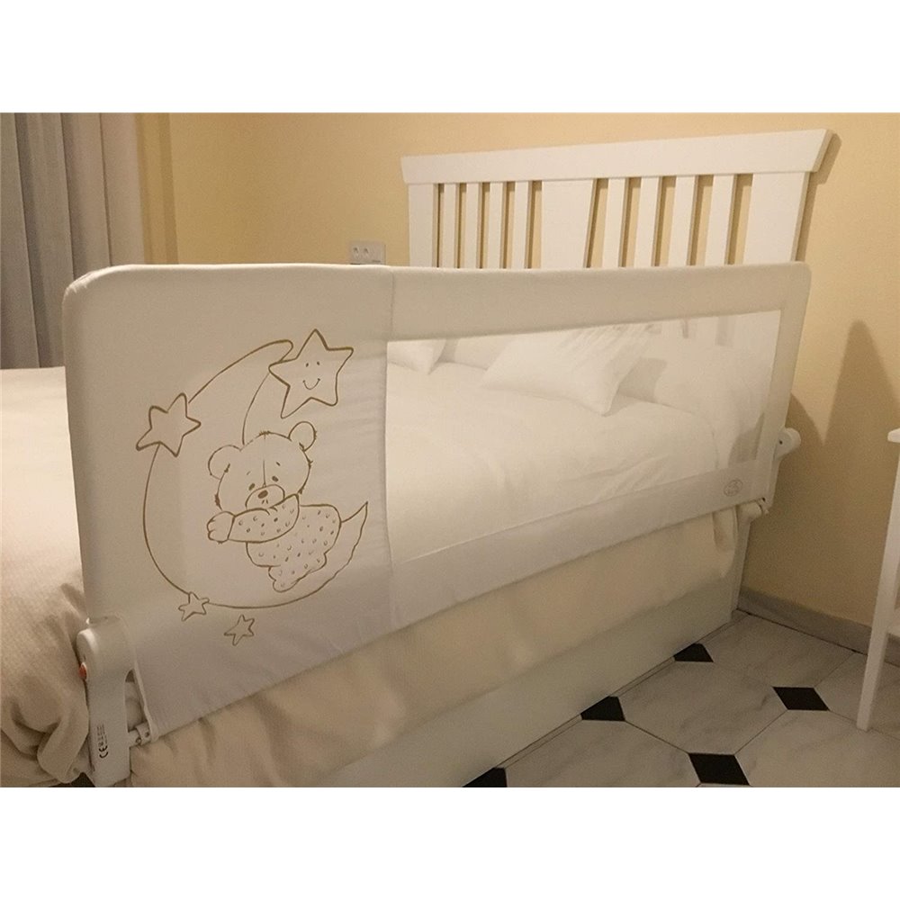 Barrera Cama Nido Abatible 180 Cm Oso Luna Bebes Victoria