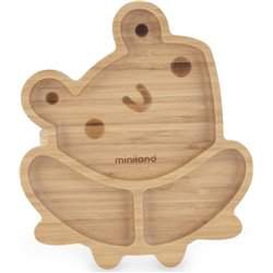 WOODEN PLATE FROG 